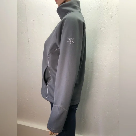 Mark and Spencer grey silver ski turtleneck - Picture 1 of 10
